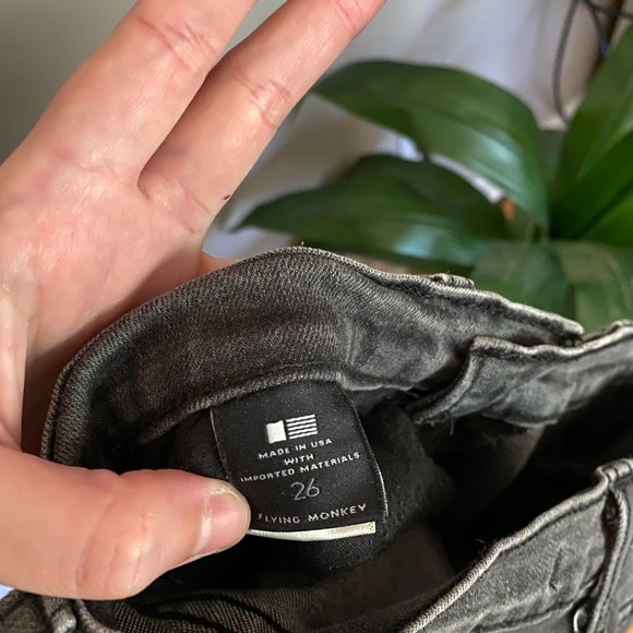 Flying Monkey Ripped Black Skinny Jeans - Picture 4 of 4